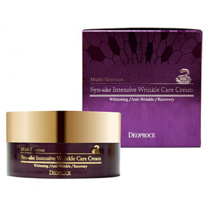 Deoproce Крем для лица со змеиным ядом - Sake intensive wrinkle care cream, 100г