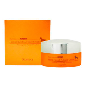Deoproce Крем питательный с лошадиным жиром - Horse enrich all care cream, 100г